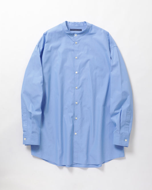 Cotton Band Collar Shirt