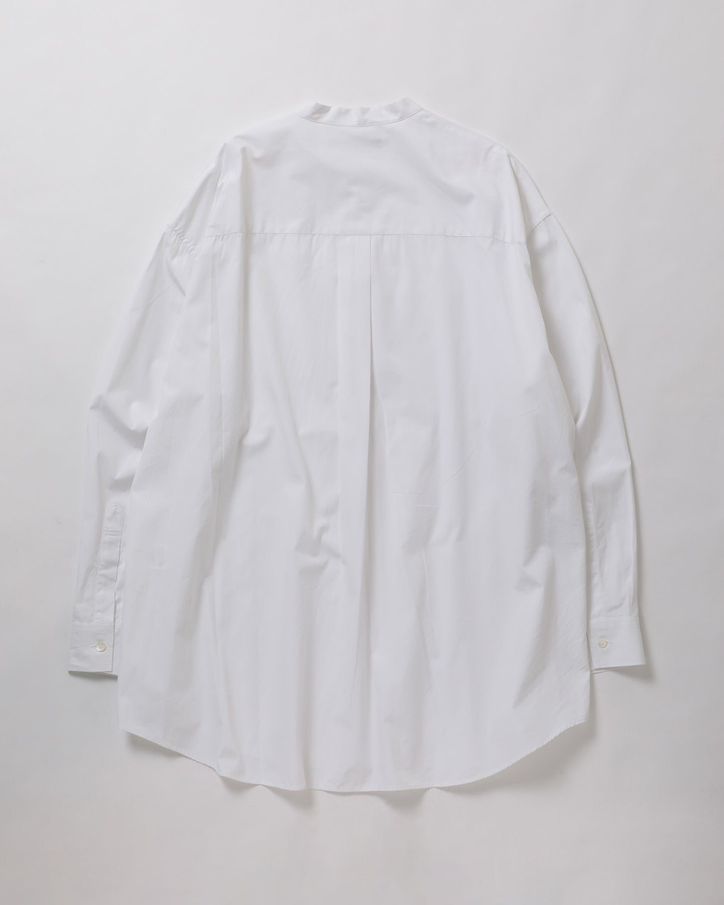 Cotton Band Collar Shirt