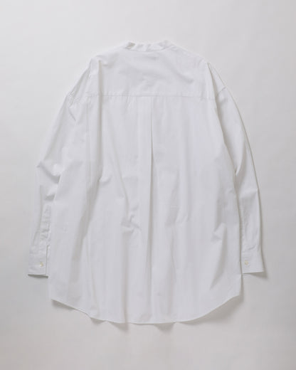 Cotton Band Collar Shirt