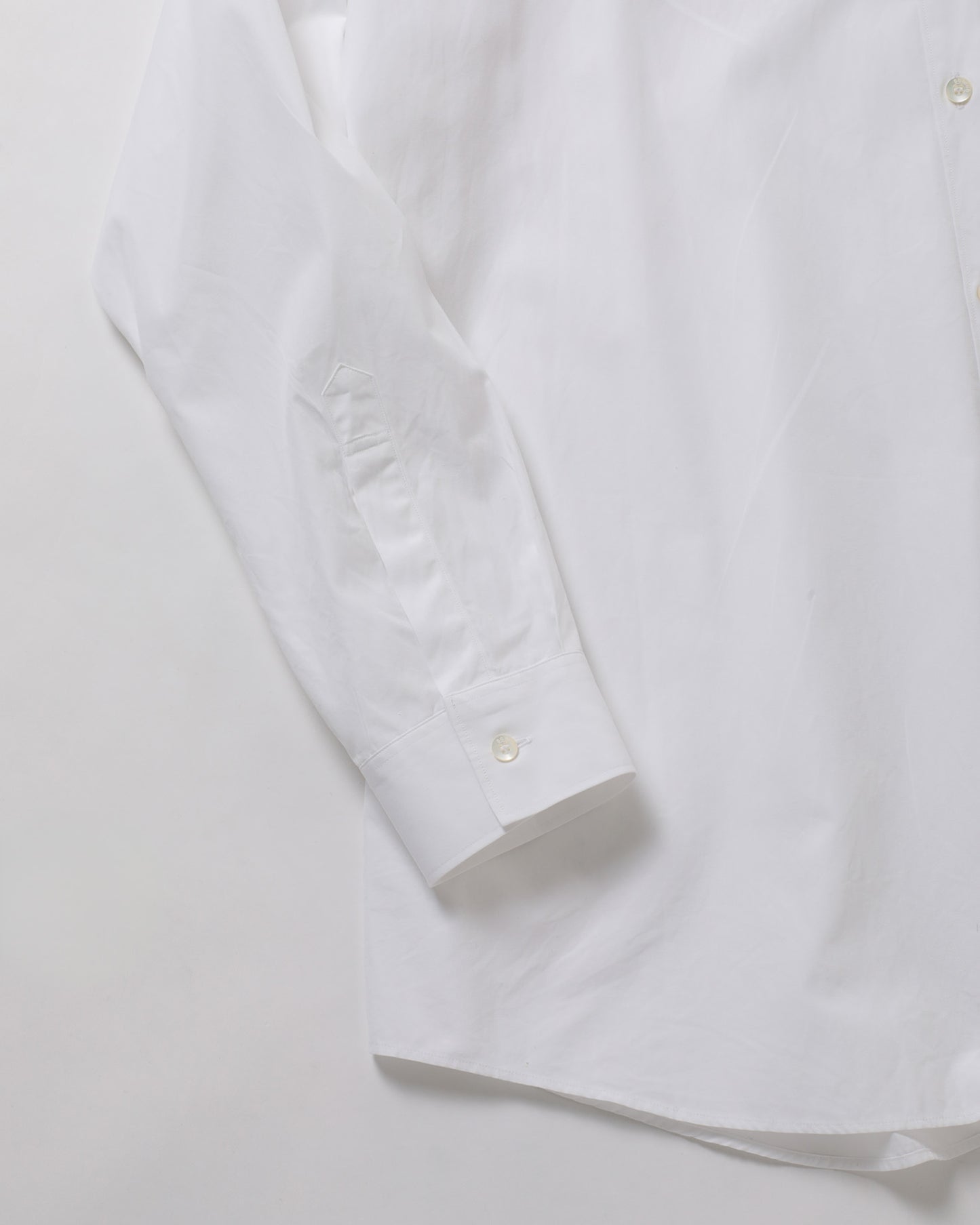 Cotton Band Collar Shirt