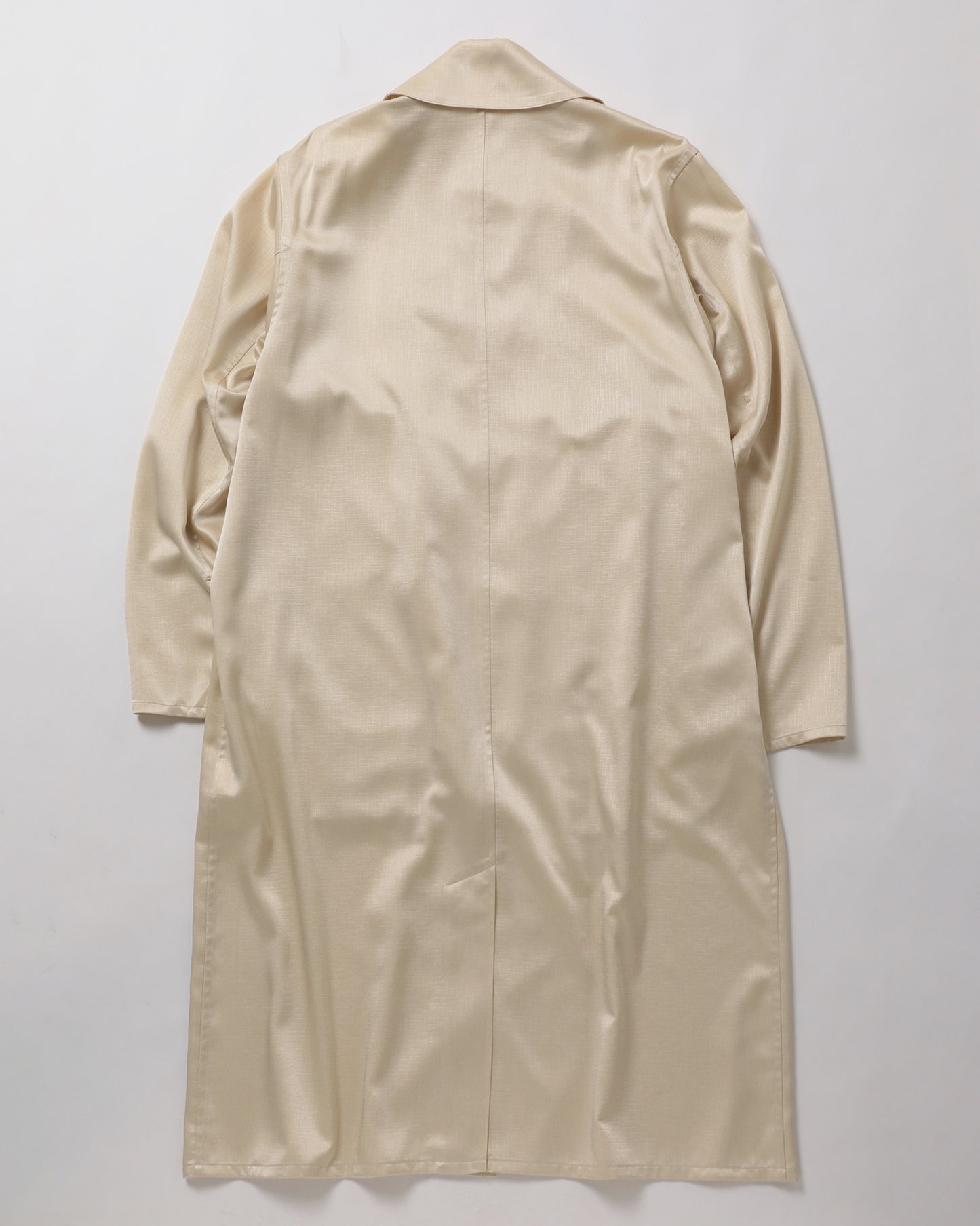 Embossed Effect ' Wide Collar Coat