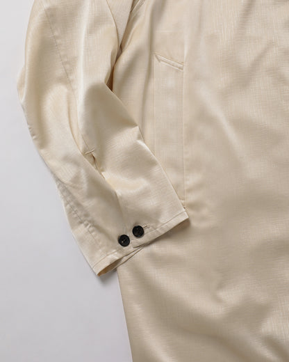 Embossed Effect ' Wide Collar Coat