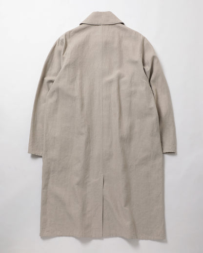 Linen Wide Collar Coat