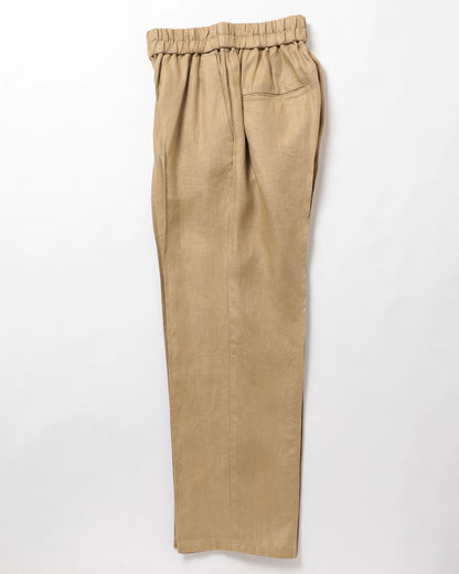 Linen Pin Tuck Easy Trousers