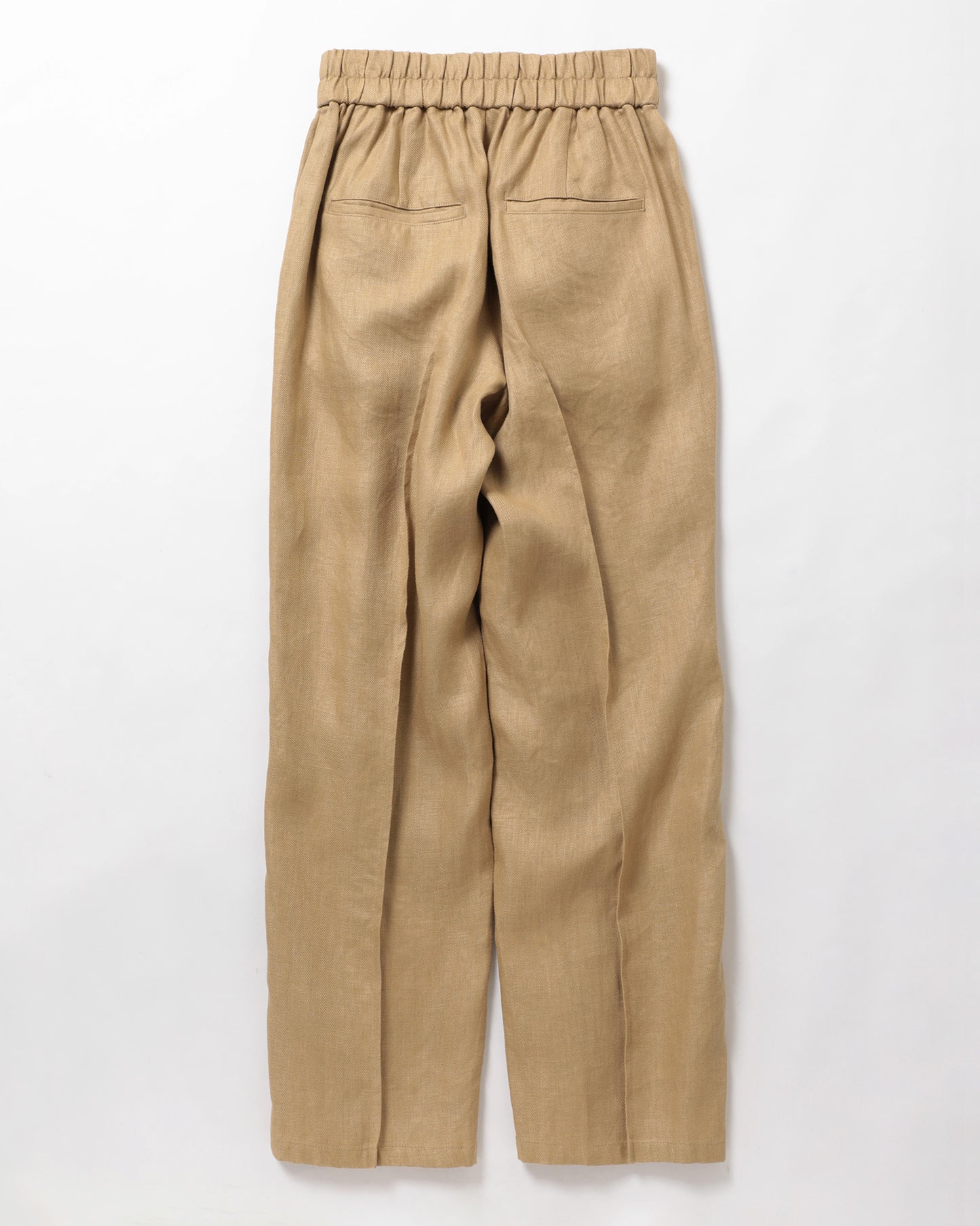 Linen Pin Tuck Easy Trousers
