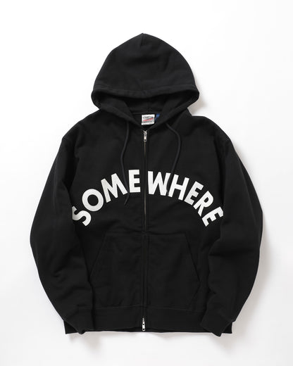 SOMEWHERE' Zip Hoodie