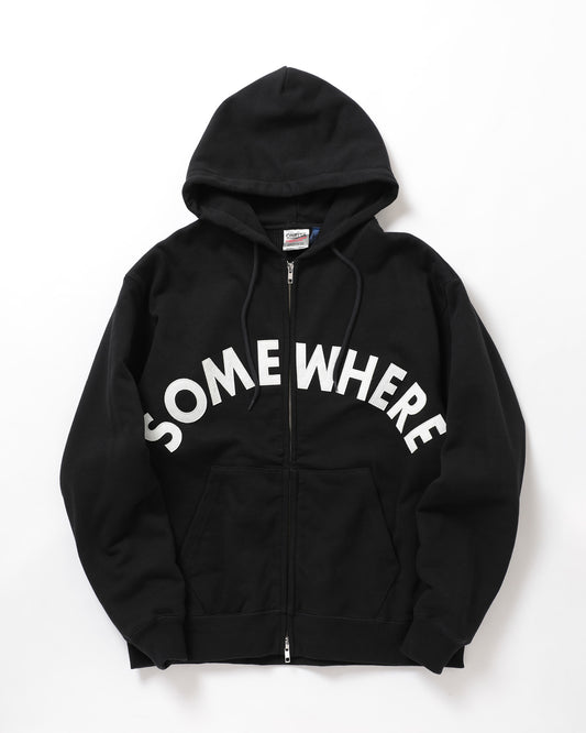 SOMEWHERE' Zip Hoodie
