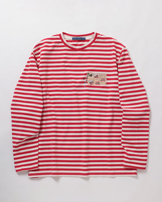 untitled' BORDER L/S TEE Christophe Brunnquell