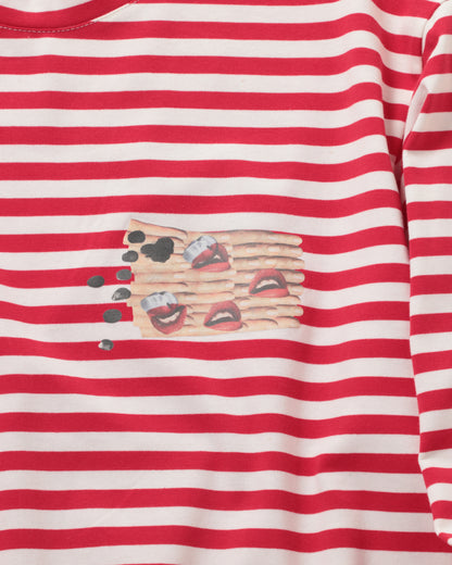 untitled' BORDER L/S TEE Christophe Brunnquell