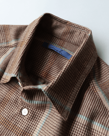 Yoshitaka Miyauchi Fusion Shirt Wool Check