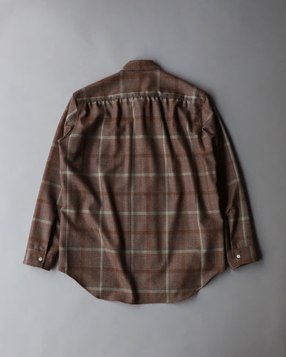 Yoshitaka Miyauchi Fusion Shirt Wool Check