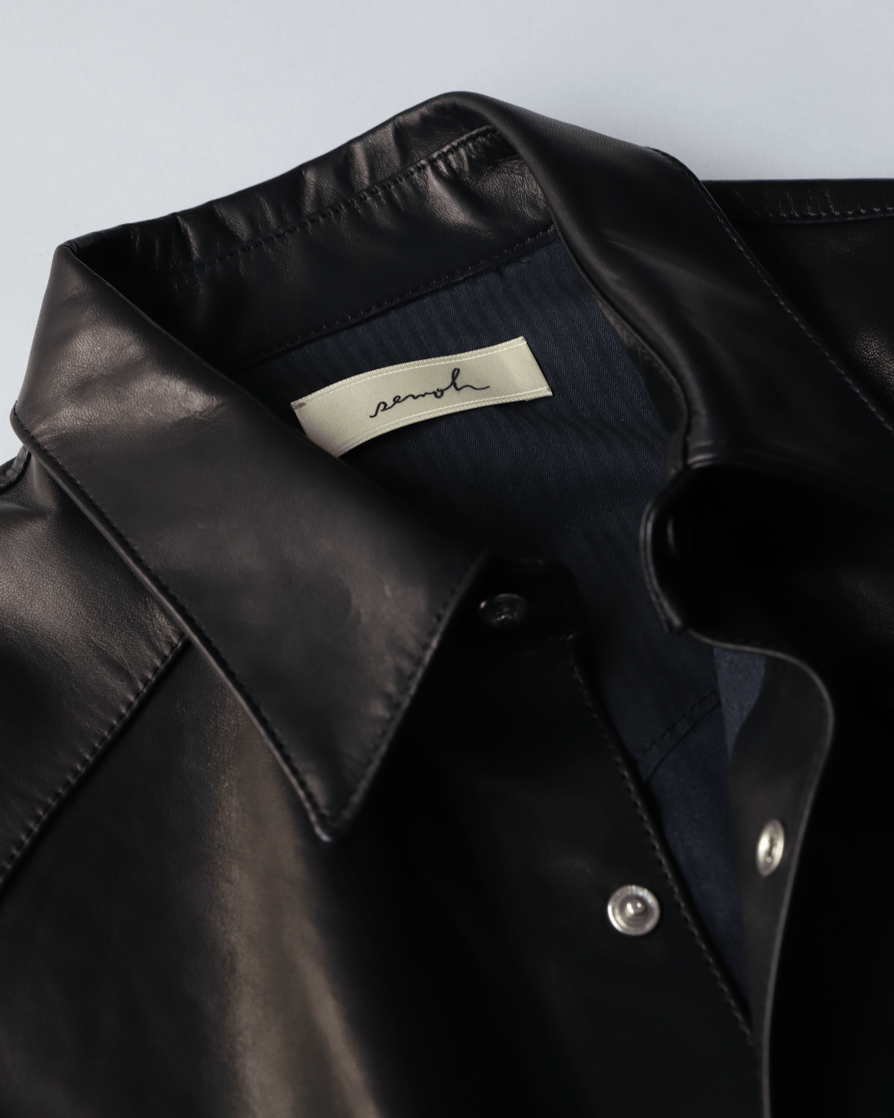 Horse Leather Eastern Western ShirtBlouson