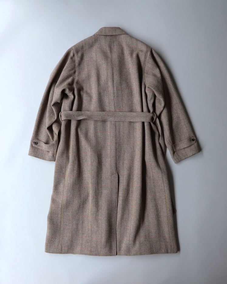 Robe Coat Wool Check