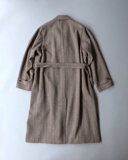 Robe Coat Wool Check