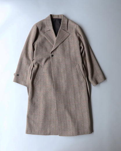 Robe Coat Wool Check