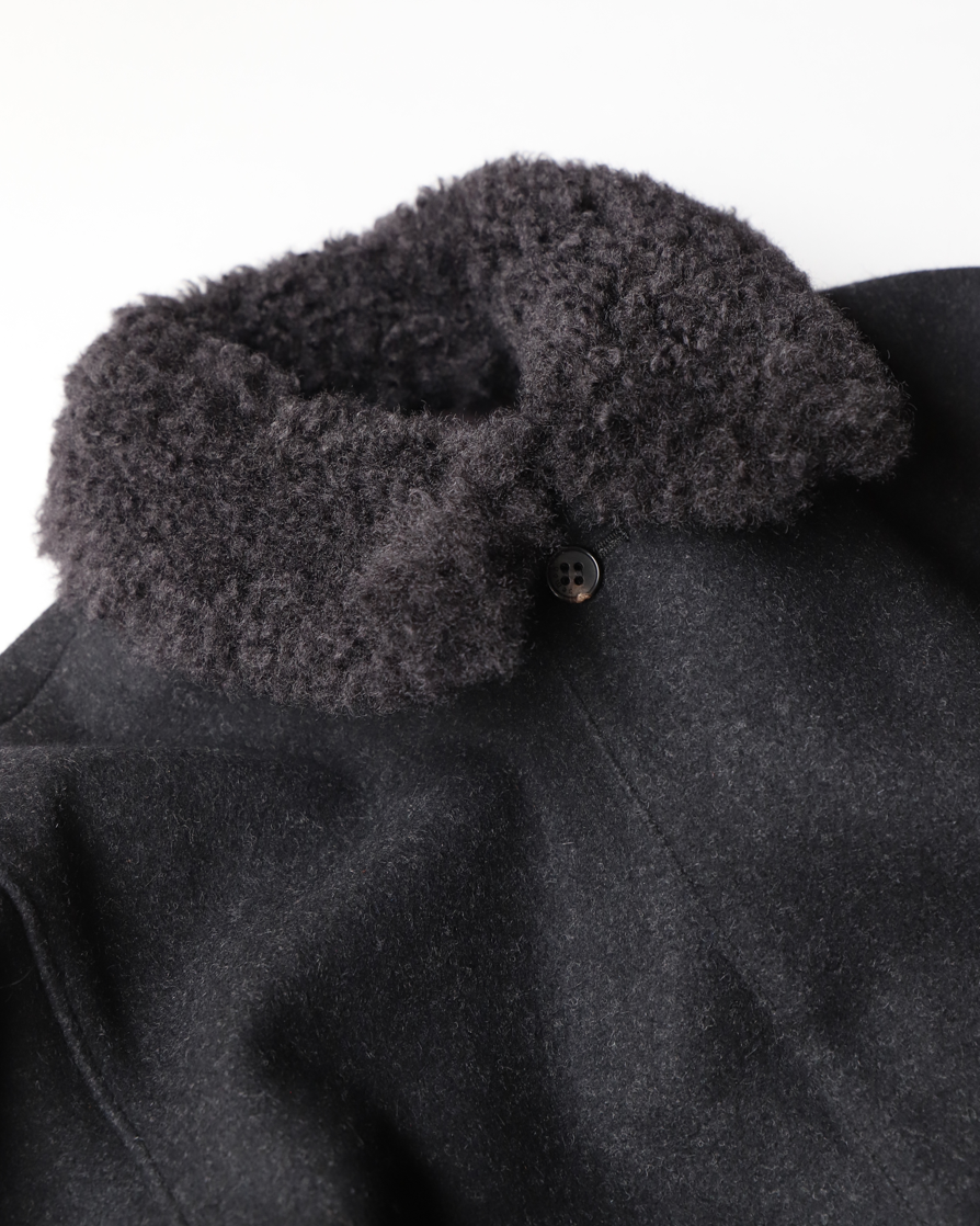 Boa Collar Coat