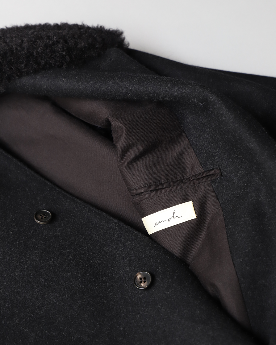 Boa Collar Coat