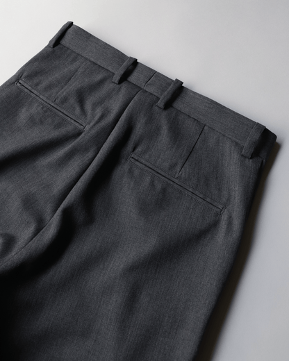 Shoe-cut Trousers Wool