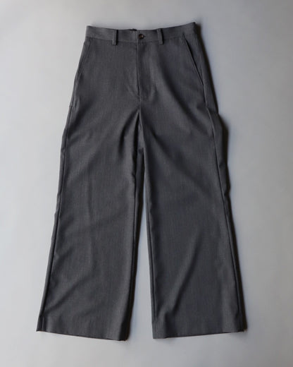 Shoe-cut Trousers Wool