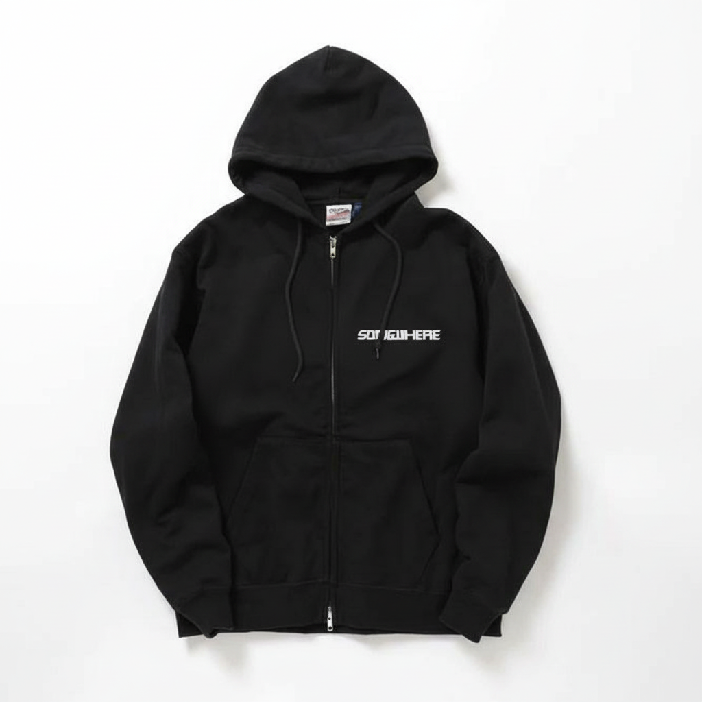 SOMEWHERE' Zip Hoodie