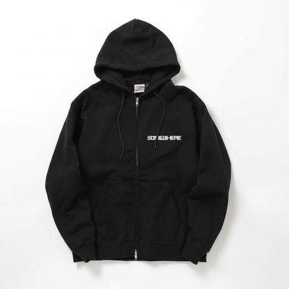 SOMEWHERE' Zip Hoodie
