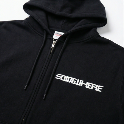 SOMEWHERE' Zip Hoodie